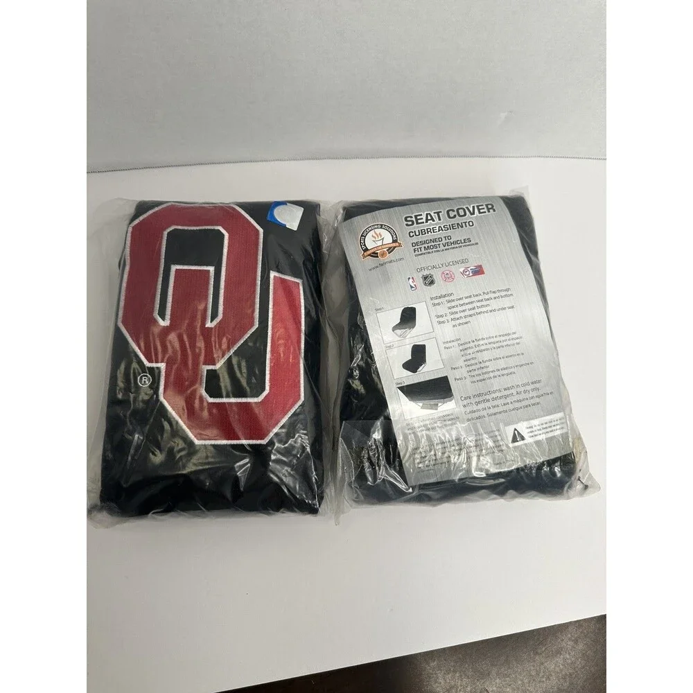 Fanmats Oklahoma Sooners OU Seat‎ Cover Officially Licensed Car Truck SUV